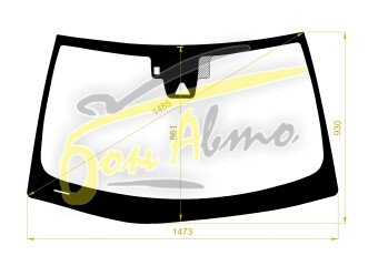 Стекло лобовое LEXUS CT 2011- (ZWA10-RHD) место под 1 камеру, место под датчик дождя, антенна, 
Бренд: BENSON