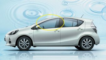Стекло боковое TOYOTA AQUA 2011-2021 NHP10 FD/LH фурнитура, 
Бренд: BENSON
