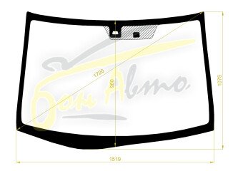 Стекло лобовое HONDA EDIX 2004-2009 (BE1-RHD) место под датчик дождя 
Бренд: BENSON