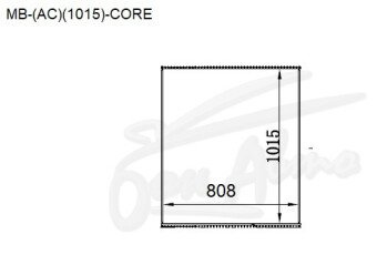 Сердцевина радиатора 1015*808*48 
Бренд: TONGSHI 48