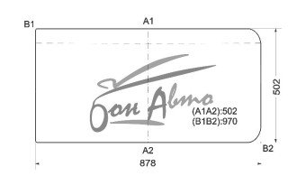 Стекло лобовое FREIGHTLINER FLD 1989- (LHD-L-R-870*502*987) 
Бренд: BENSON