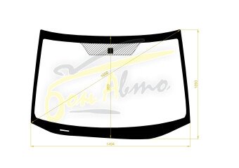 Стекло лобовое HONDA CR-V 2006-2011 (RE3-LHD) 
Бренд: BSG с зеленой полосой