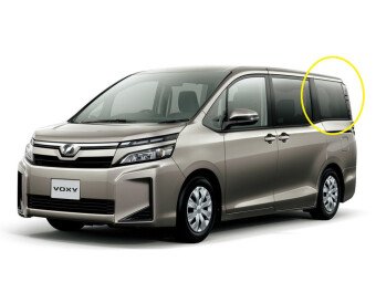 Стекло боковое TOYOTA VOXY 2014-2022 ZR80 SW/LH/X 
Бренд: BENSON Тонированное