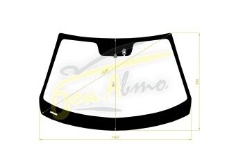 Стекло лобовое MAZDA 3 2013-2019 (BM-LHD) место под датчик дождя 
Бренд: BENSON с синей полосой