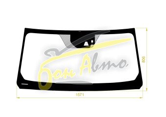 Стекло лобовое LEXUS LX 2021- (J300-LHD) место под 1 камеру, место под датчик дождя, 
Бренд: ZDG с синей полосой