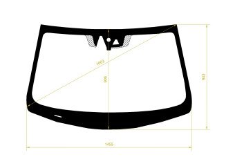 Стекло лобовое INFINITI Q60 2016- (V37-LHD-2d coupe) место под 2 камеры, место под датчик дождя, 
Бренд: BENSON