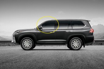 Стекло боковое LEXUS LX 2015- (UZJ200) FD/LH 
Бренд: BENSON