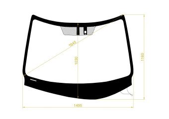 Стекло лобовое LEXUS RX 2015-2022 (AGL20-LHD) обогрев щеток, место под датчик дождя, 
Бренд: BENSON