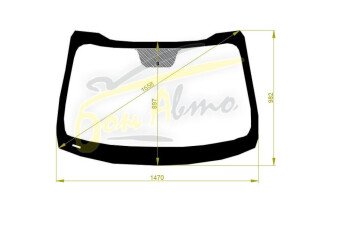 Стекло лобовое KIA K5 2010-2015 (TF) 
Бренд: BENSON с синей полосой