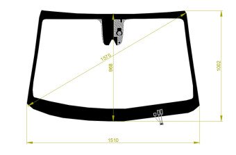 Стекло лобовое HYUNDAI TUCSON 2015-2020 (TL-LHD) обогрев щеток, место под 1 камеру, место под датчик дождя, место под датчик влажности, 
Бренд: BENSON