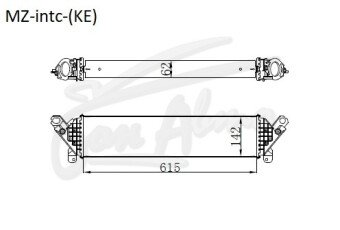 Радиатор интеркулер MAZDA CX-5 2012-2017 (KE) (SH-VPTS) 
Бренд: TONGSHI PL62