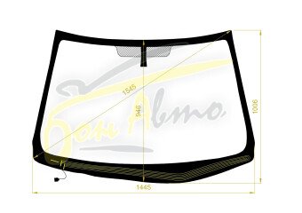 Стекло лобовое KIA CERATO 2008-2013 (TD) обогрев щеток, 
Бренд: BENSON