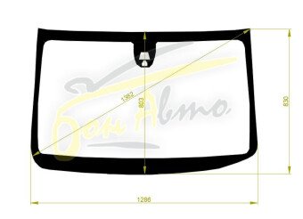 Стекло лобовое HONDA N-WGN 2013-2019 (JH1-2-RHD) место под 2 камеры 
Бренд: BENSON с синей полосой