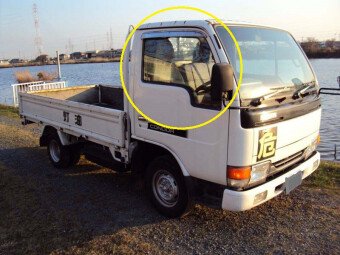 Стекло боковое NISSAN DIESEL CONDOR 1991-2007 F23 2 отверстия FD/RH 
Бренд: BENSON