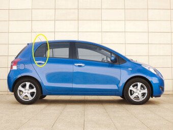 Стекло боковое TOYOTA YARIS 2005-2010 SCP90-5d RQ/RH 
Бренд: BSG