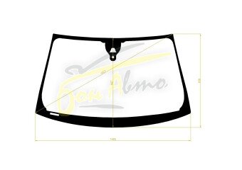 Стекло лобовое AUDI A4 2008-2015 (B8-2012-5d wag) место под 1 камеру, место под датчик дождя, 
Бренд: BENSON