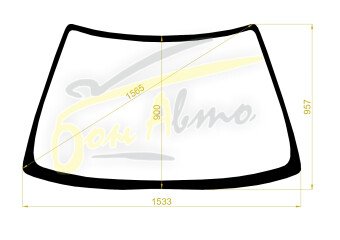Стекло лобовое ISUZU ASKA 1994-1997 (CJ1) 
Бренд: BENSON с синей полосой