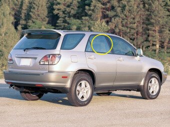 Стекло боковое LEXUS RX 1997-2003 XU10 RD/RH 
Бренд: BSG