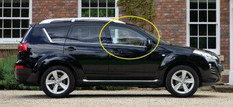 Стекло боковое PEUGEOT 4007 2005-2012 (GP) FD/RH 
Бренд: BENSON