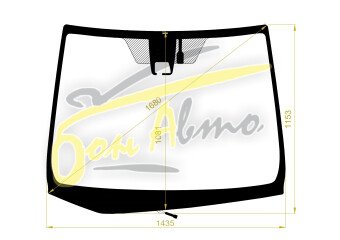 Стекло лобовое TOYOTA VOXY 2014-2022 (ZR80-RHD-2017) обогрев щеток, место под 1 камеру, место под датчик влажности, 
Бренд: ZDG