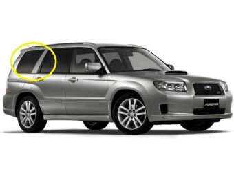 Стекло боковое SUBARU FORESTER 2002-2008 (SG5) SW/RH/H/X 
Бренд: BSG
