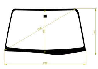 Стекло лобовое INFINITI Q45 2001-2006 (F50) 
Бренд: BSG с зеленой полосой