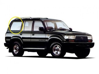 Стекло боковое TOYOTA LAND CRUISER 1990-1997 FJ80 SW/RH 
Бренд: BSG