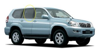 Стекло боковое TOYOTA LAND CRUISER PRADO 2002-2009 (J120-5d) RD/RH 
Бренд: BSG