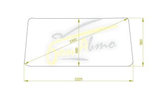 Стекло лобовое DAEWOO NOVUS 1997- (24T/19T 2225*980*)
Бренд: ZDG с синей полосой