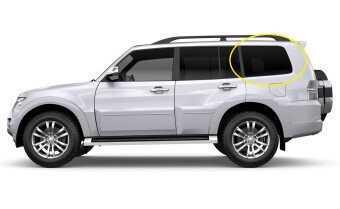 Стекло боковое MITSUBISHI PAJERO 2006- (V90-5d) SW/LH/X 
Бренд: BENSON