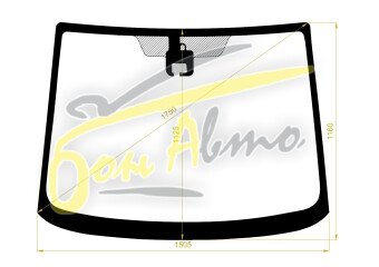 Стекло лобовое MITSUBISHI DELICA D:5 2007- (CV5W-2018) место под 1 камеру 
Бренд: BENSON с синей полосой