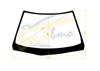 Стекло лобовое TOYOTA VISTA 1994-1998 (SV40H-RHD-h/t) 
Бренд: BSG с зеленой полосой