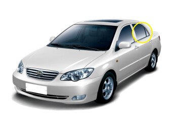 Стекло боковое BYD F3 2005- (NZE120) RD/LH 
Бренд: BSG