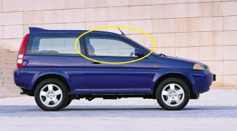 Стекло боковое HONDA HR-V 1998- (GH-3d) FD/RH 
Бренд: BENSON