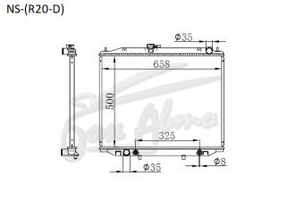 Радиатор FORD MAVERICK 1994-1999 (R20) (TD27) 
Бренд: TONGSHI PL26AT