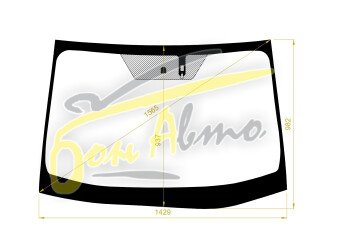 Стекло лобовое TOYOTA PRIUS 2015-2023 (ZVW50-LHD) место под датчик дождя молдинг, 
Бренд: BENSON