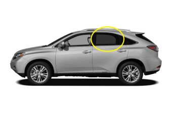 Стекло боковое LEXUS RX 2008-2015 (AGL10) RD/LH фурнитура, 
Бренд: BENSON Тонированное