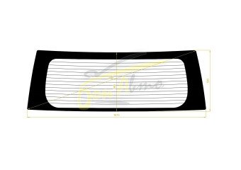 Стекло заднее с обогревом TOYOTA ALPHARD 2002-2008 (H10) 
Бренд: XYG Тонированное