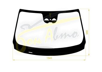 Стекло лобовое LYNK & CO 09 2021- (LHD-SUV) место под 3 камеры с обогревом, место под датчик дождя, 
Бренд: BENSON