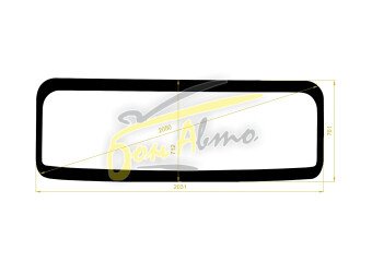 Стекло лобовое NAVISTAR 9000 2000- (2031*716*) молдинг, 
Бренд: BENSON