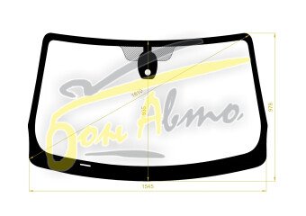 Стекло лобовое RENAULT KANGOO II 2007- (KW) место под датчик дождя, 
Бренд: BENSON