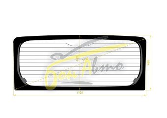 Стекло заднее с обогревом MAZDA CAROL 2004-2009 (HB24S) 
Бренд: BENSON