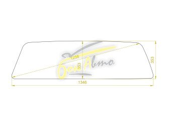 Стекло заднее с обогревом MITSUBISHI STRADA 1997-1999 (K74T) 
Бренд: FYG