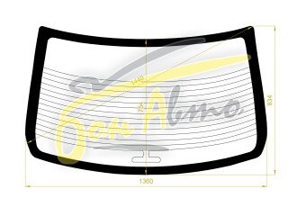 Стекло заднее с обогревом DAIHATSU ALTIS 2001-2006 (ACV30) 
Бренд: BENSON