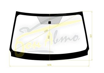 Стекло лобовое TOYOTA HARRIER 2013-2020 (XU60-RHD) 
Бренд: BENSON с серой полосой