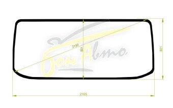 Стекло лобовое ISUZU GIGA 2015-2023 (X73-wide-2152*801*) 
Бренд: BSG