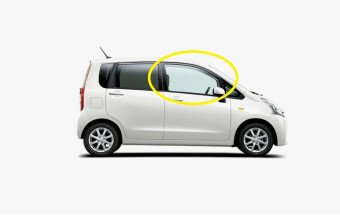 Стекло боковое DAIHATSU MOVE 2010-2014 LA100 FD/RH фурнитура, 
Бренд: BENSON