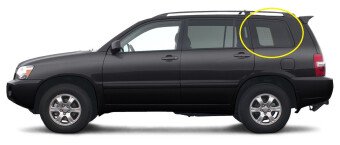 Стекло боковое TOYOTA HIGHLANDER 2000-2007 (#U2#) SW/LH/X 
Бренд: BSG