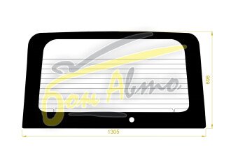 Стекло заднее с обогревом HONDA STEPWGN 2001-2005 (RF3-2003-спойлер) 1 отверстие 
Бренд: BENSON