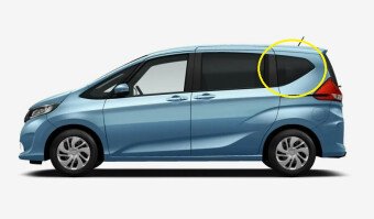 Стекло боковое HONDA FREED + 2016- GB5 SW/LH/X 
Бренд: BENSON Тонированное